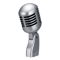 Takstar TA-55D / TA-54D Retro Style Nickel Dynamic Vocal Microphones - 