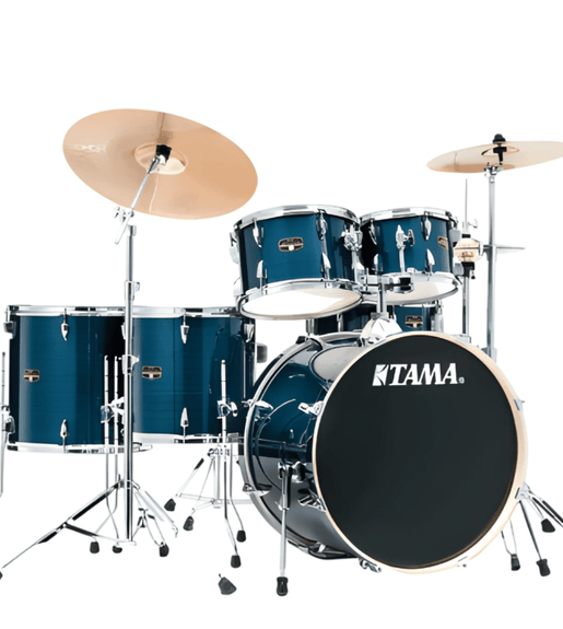 Tama IP52H6W Imperialstar 5Pcs Drum Kit - Hairline Blue - 4549763311924