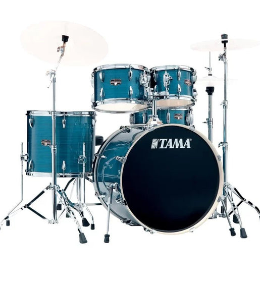 Tama IP52H6W Imperialstar 5Pcs Drum Kit - Hairline Blue - 4549763311924