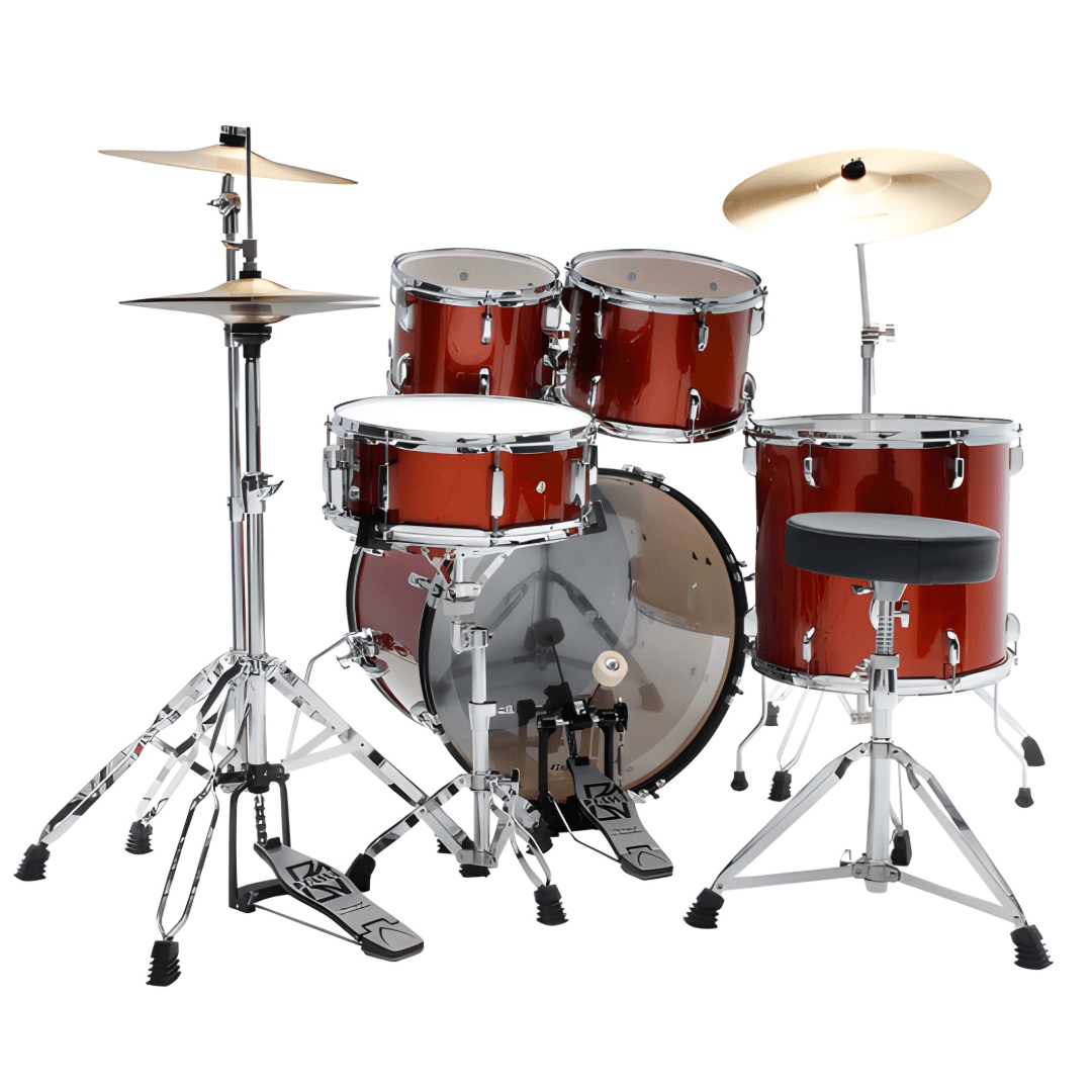 Tama Stagestar ST52KH6C - SCP 5 - Piece Drum Set With Cymbals - Scorched Copper Sparkle - 