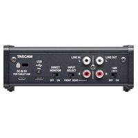 Tascam US - 1x2HR 1Mic, 2IN/2OUT High Resolution Versatile USB Audio Interface - 4907034132744