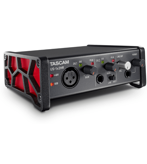 Tascam US - 1x2HR 1Mic, 2IN/2OUT High Resolution Versatile USB Audio Interface - 4907034132744