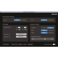 Tascam US - 1x2HR 1Mic, 2IN/2OUT High Resolution Versatile USB Audio Interface - 4907034132744