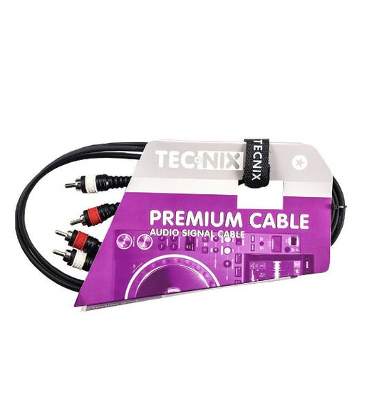TECNIX Dual RCA Male to Dual XLR Male Interface Cable - 1.5m - 