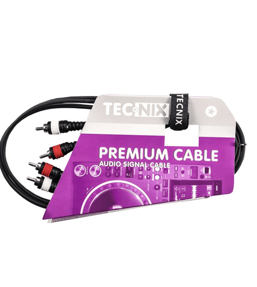 TECNIX Dual RCA Male to Dual XLR Male Interface Cable - 1.5m - 