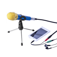 Tecnix TDS - M300 Portable Mini - Tripod Table Top Microphone stand - 