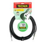 Tecnix TGC6M - QNK 6 Meter Guitar Cable Jack to Jack - Black - 