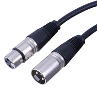 Tecnix TMC20M - NK 20m XLR - XLR Microphone Cable - Black - 