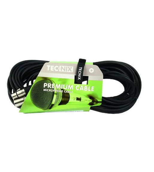 Tecnix TMC20M - NK 20m XLR - XLR Microphone Cable - Black - 