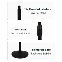 Tecnix TMS - 200 Table - top Microphone Stand - 