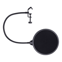 Tecnix TPF Microphone Pop Filter - Black - 