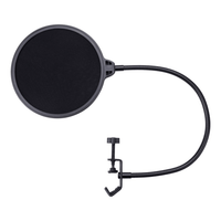 Tecnix TPF Microphone Pop Filter - Black - 
