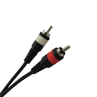 Tecnix TS-2J-2 Dual 6.35mm Mono Jack to Dual RCA Cable (1.5m) - 