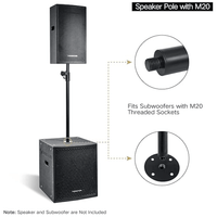 Tecnix TSP - 101 Subwoofer Speaker Pole - 