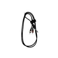 TECNIX TY-J-RM-1.5M 6.35mm Mono to 2 RCA Audio Cable (1.5m) - 