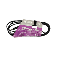 Tecnix TY-SMJ-2J-3M 3.5mm Stereo Jack to 2 x 6.35mm Mono Jack Cable 3m - 