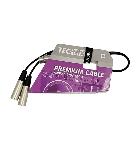 Tecnix TYXLRF-2XLRM-0.5M XLR Female - 2 x XLR Male 0.5m - 
