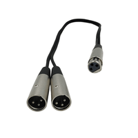 Tecnix TYXLRF-2XLRM-0.5M XLR Female - 2 x XLR Male 0.5m - 