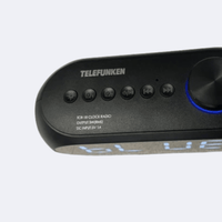 Telefunken TCR - 18 Multi - Functional Digital Clock Radio (Black) - 2000000896212