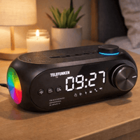 Telefunken TCR - 18 Multi - Functional Digital Clock Radio (Black) - 2000000896212