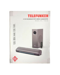 Telefunken TSB‑46 Sound Bar Speaker System - 6001889062060
