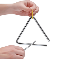 Triangle Percussion Instrument With Striker 5 inch - 