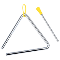 Triangle Percussion Instrument With Striker 5 inch - 