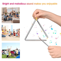 Triangle Percussion Instrument With Striker 5 inch - 