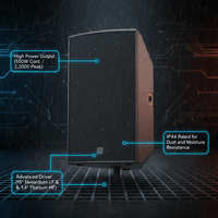 Turbosound TQ - 15 15″ Passive Point Speaker - 4033653231732