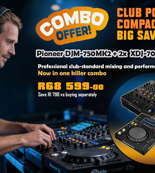 Ultimate DJ Combo 1 Bundle - 2x XDJ - 700 + DJM 750 MK2 - 