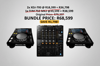 Ultimate DJ Combo 1 Bundle - 2x XDJ - 700 + DJM 750 MK2 - 