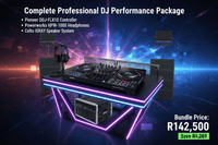 Ultimate DJ Combo 3 Bundle Pioneer DDJ - FLX10 + Powerworks HPW - 1000 Headphones + Celto ISORAY Speaker System - 