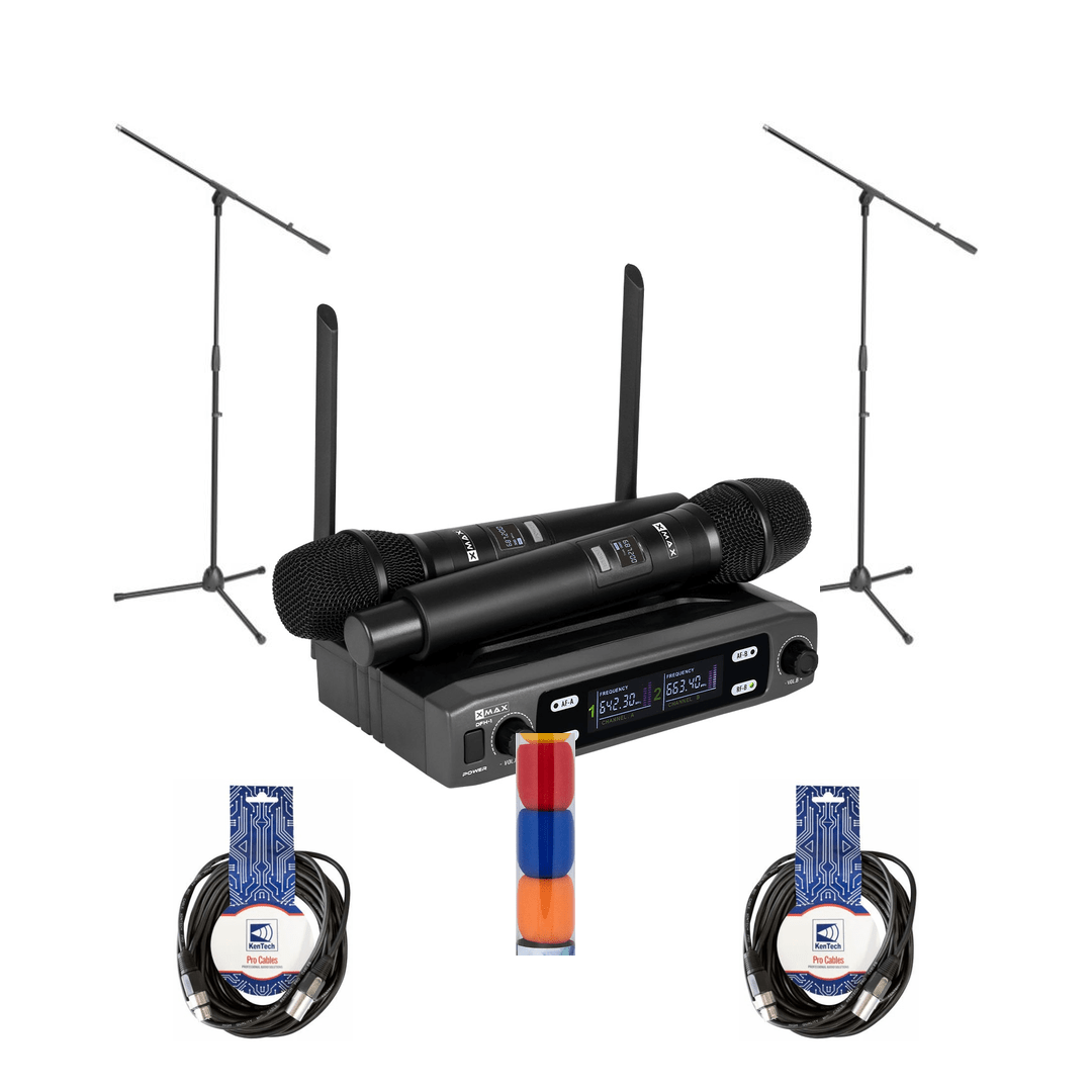 Ultimate Building Machine Mic Ultimate Microphone Combo 1 - Dual Wireless Mic Kit | Philtron