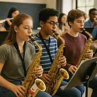 Vandoren Juno Alto Saxophone Reeds – Box of 10, Size 2.5 - 008576190071