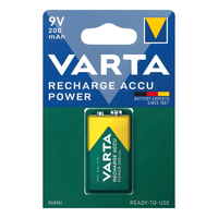 Varta 13401297 Rechargeable 9V Battery - Pack of 1 - 4008496550814