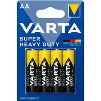 Varta 2006BP4 AAA Zinc Carbon Batteries 1.5V - 4 Pack - 4008496556267