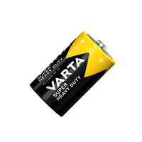 Varta 2014BP2 Size C Zinc Carbon Batteries - Pack of 2 - 4008496556304