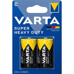 Varta 2014BP2 Size C Zinc Carbon Batteries - Pack of 2 - 4008496556304