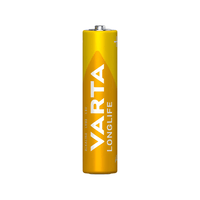 Varta 4103BP4 Longlife AAA Alkaline Batteries - Pack of 4 - 4008496525072