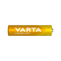 Varta 4103BP4 Longlife AAA Alkaline Batteries - Pack of 4 - 4008496525072