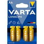 Varta 4106BP4 Longlife Power AA Alkaline Batteries 1.5V - Pack of 4 - 4008496525157