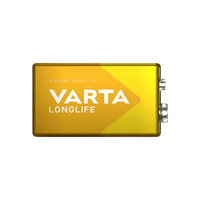 VARTA 4122 Longlife 9V Alkaline Batteries (Box of 10) - 4008496525430