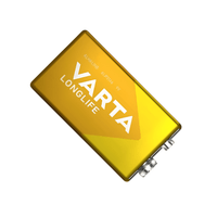 VARTA 4122 Longlife 9V Alkaline Batteries (Box of 10) - 4008496525430