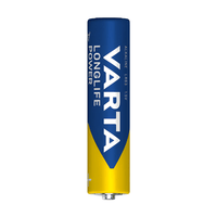 Varta 4903BP4 Longlife Power AAA Alkaline Batteries 1.5V - Pack of 4 - 4008496559749