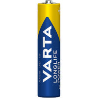 Varta 4903BP4 Longlife Power AAA Alkaline Batteries 1.5V - Pack of 4 - 4008496559749