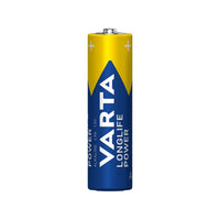 Varta 4906BP4 Longlife Power AA Alkaline Batteries 1.5V Pack of 4 - 4008496559435