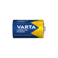 Varta 4914BP2 Longlife Power C Size Alkaline Batteries 1.5V - Pack of 2 - 4008496128129