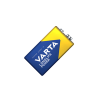 Varta 4922BP1 Longlife Power 9V Alkaline Batteries - Pack of 1 - 4008496559862