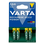 Varta 56703BP4 Rechargeable AAA Batteries - Pack of 4 - 4008496550616