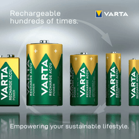 Varta 56706BP4 Accu Power Size AA Rechargeable Batteries 2100 mAh - Pack of 4 - 4008496550692